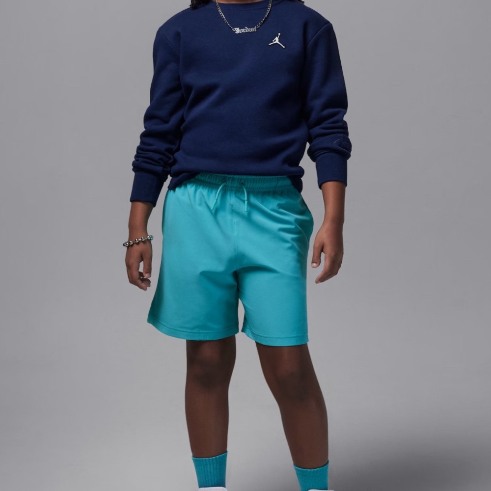 NWT [Jordan] Jumpman Play Shorts Washed Teal Big Kids Multiple Sizes S M L XL - Picture 3 of 13